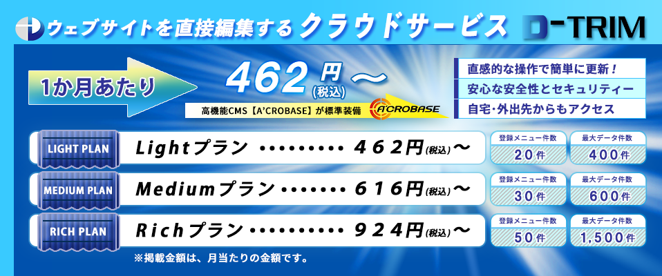 月額あたり